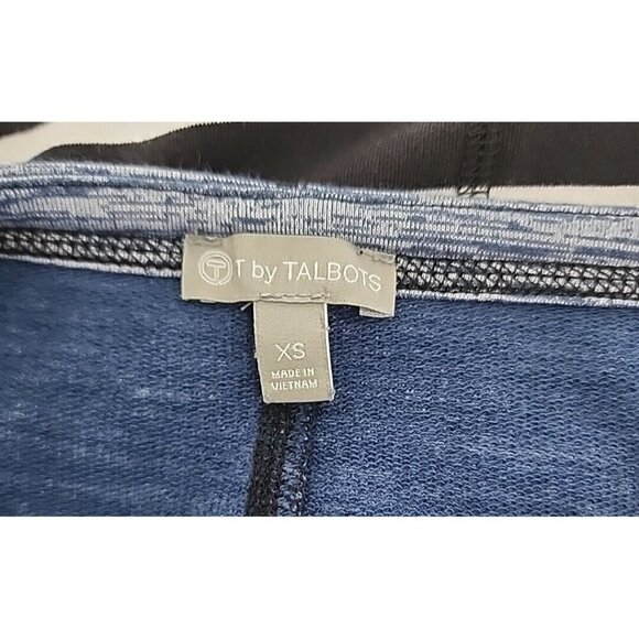 T by TALBOTS Mini Dress Striped Sheath Multicolor 3/4 Sleeve Women's XS - Picture 6 of 7